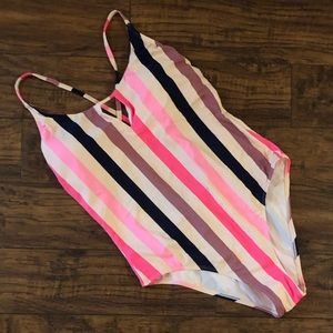 NEW neon striped one piece!